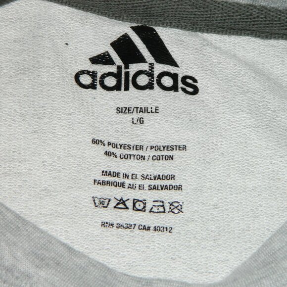Adidas Authentic NHL Winnipeg Jets Classic “47” Gray Crewneck Sweatshirt Size L - Picture 4 of 12
